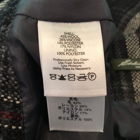 EUC Eddie Bauer Wool Blend Plaid Skirt Sz 6 - Picture 6 of 6